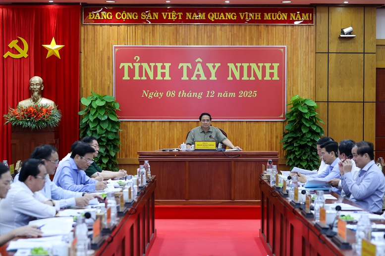 Thủ tướng Phạm Minh Chính: Tây Ninh cần phát huy 3 cầu nối, 3 yếu tố hội tụ để phát triển bứt phá